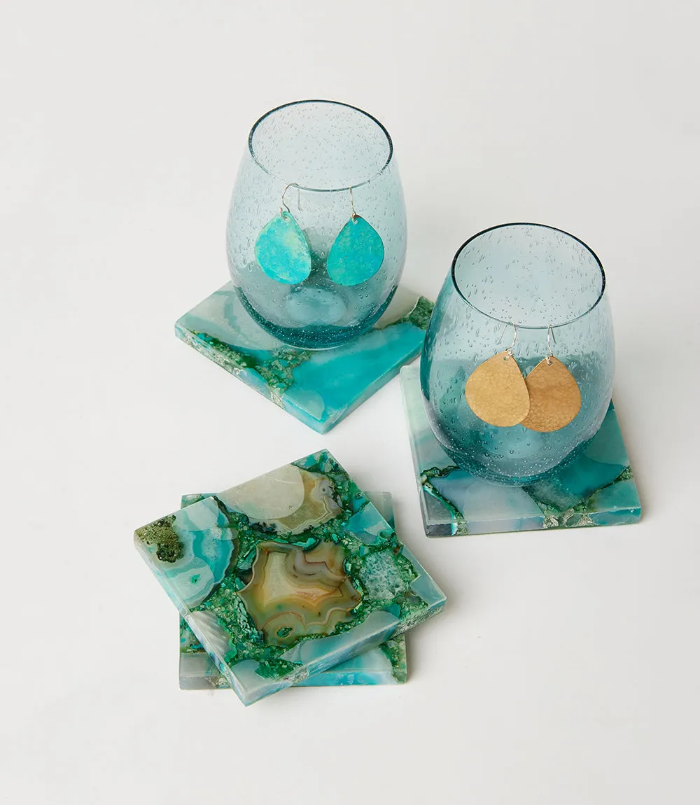 Agate Coasters Set of 4