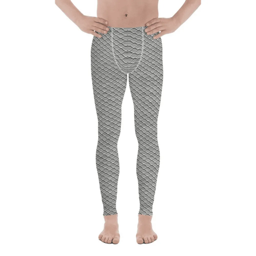 Anti Cellulite Pattern Men's Leggings