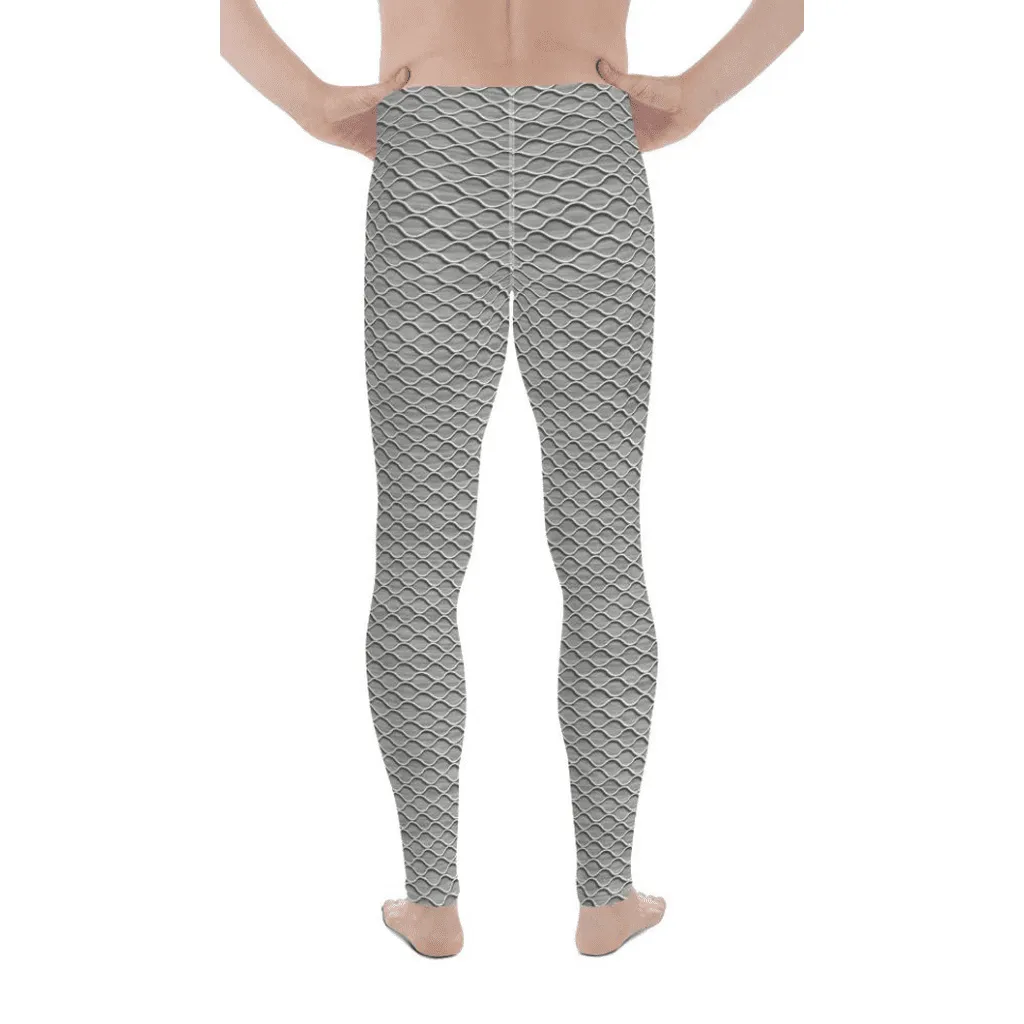 Anti Cellulite Pattern Men's Leggings