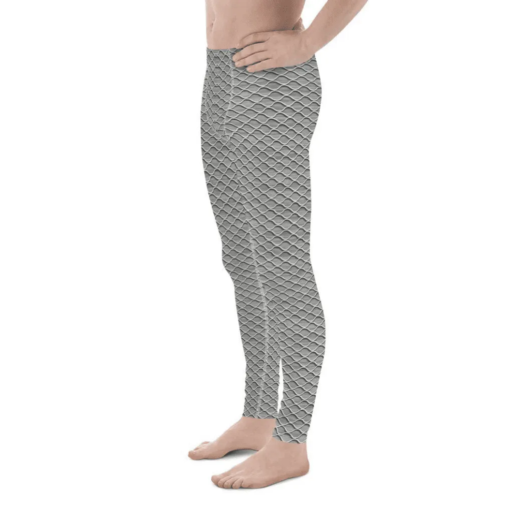 Anti Cellulite Pattern Men's Leggings