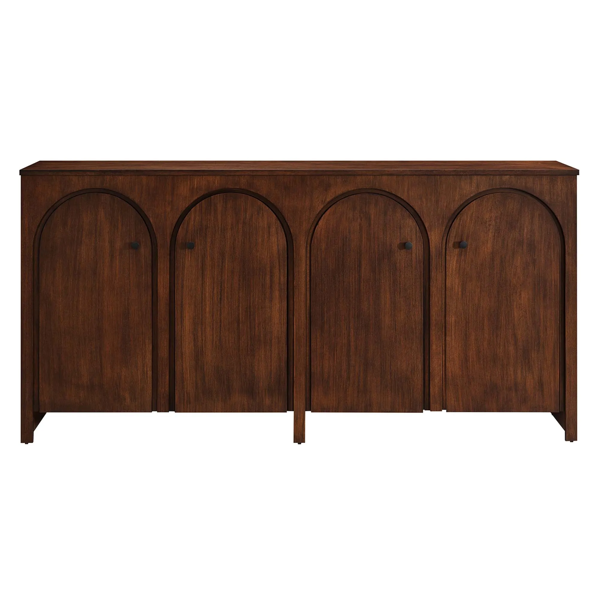 Appia Wood Grain 4-Door Sideboard Storage Cabinet by Modway