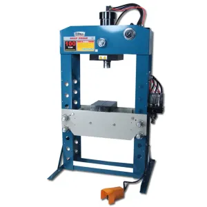 Baileigh 1004759 HSP-100A 100 Ton Air Operated H-Frame Shop Press