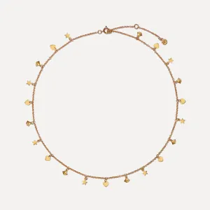 BON BON Cosmos Necklace in Gold