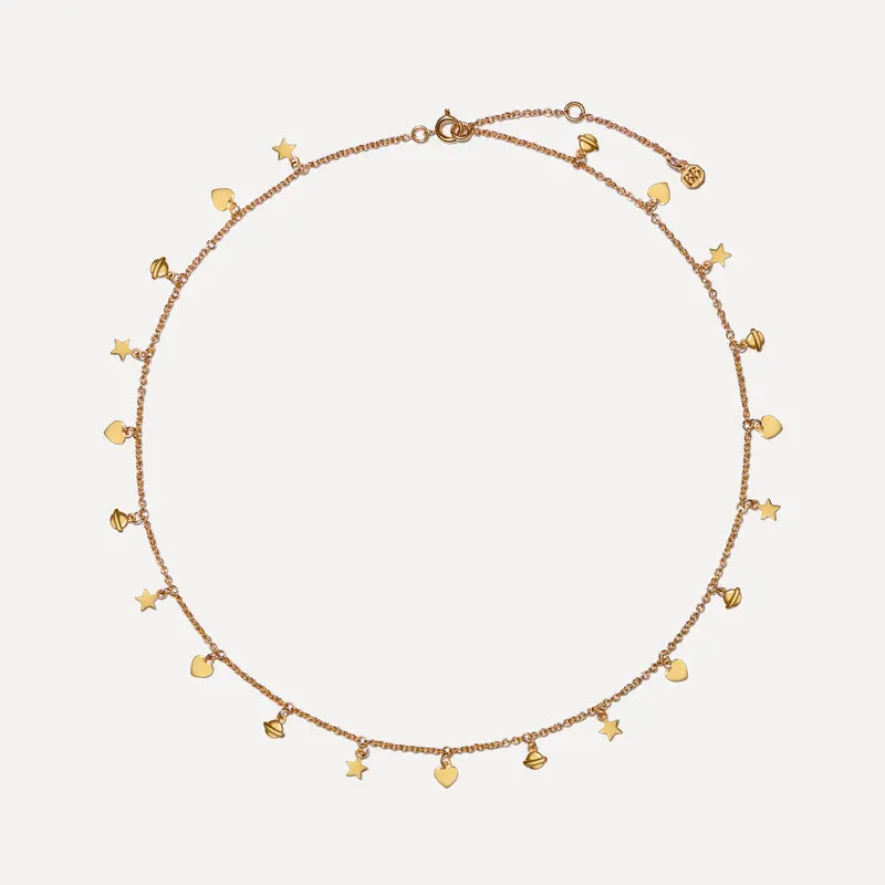 BON BON Cosmos Necklace in Gold