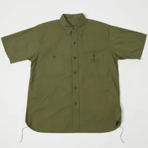 Buzz Rickson's BR38400 N-3 S/S Utility Shirt - Olive