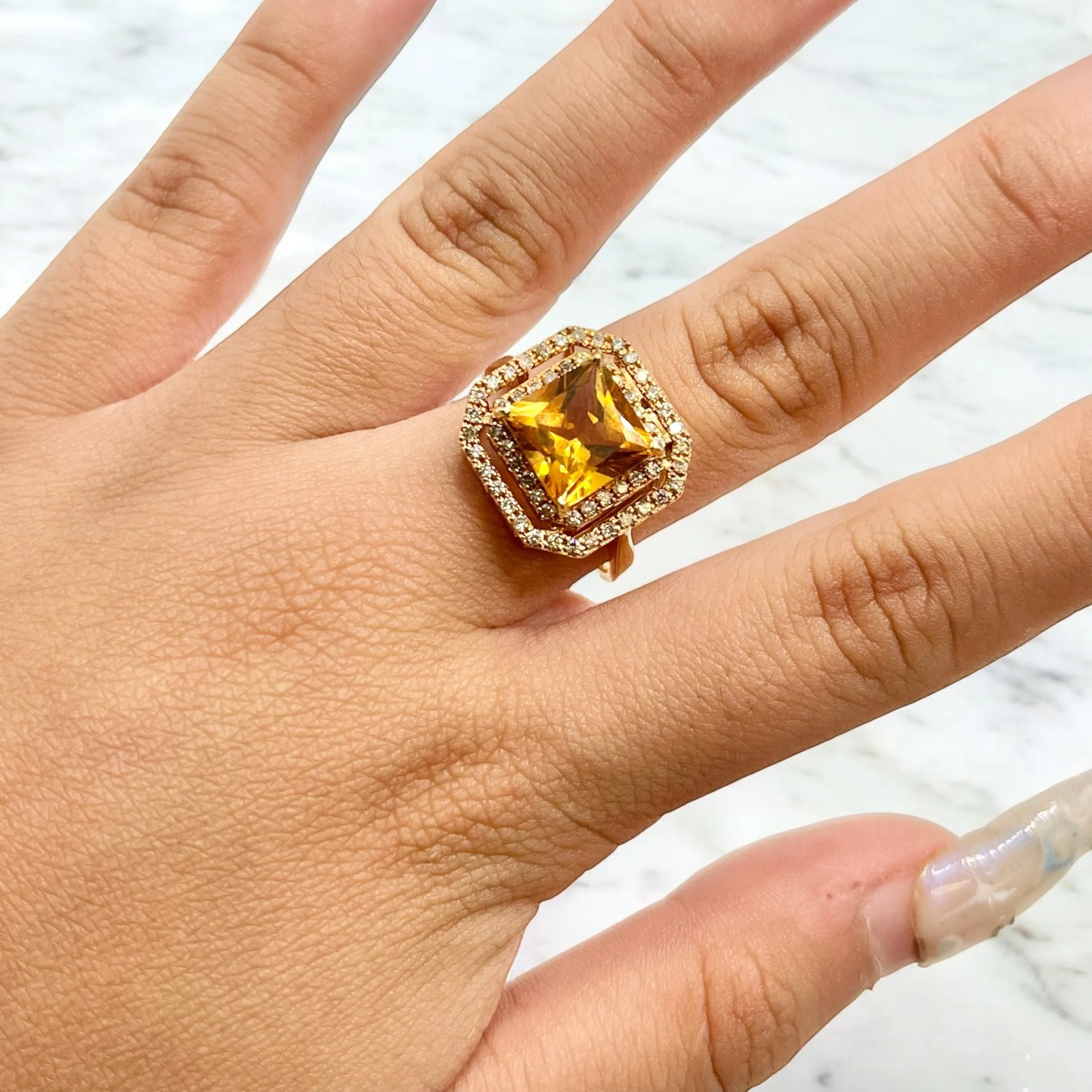 CITRINE RING