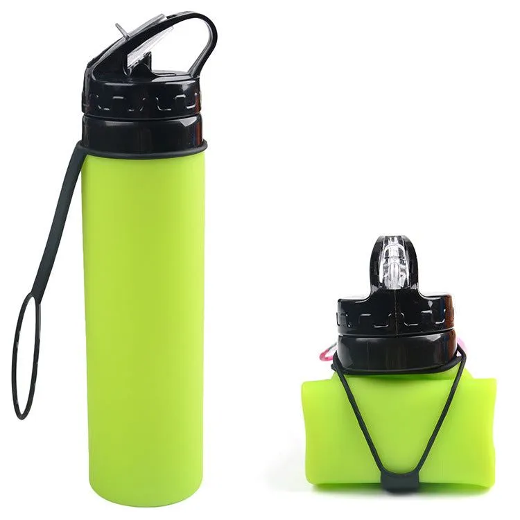 Dbeck® Collapsible Silicone Water Bottle for Outdoor Cycling