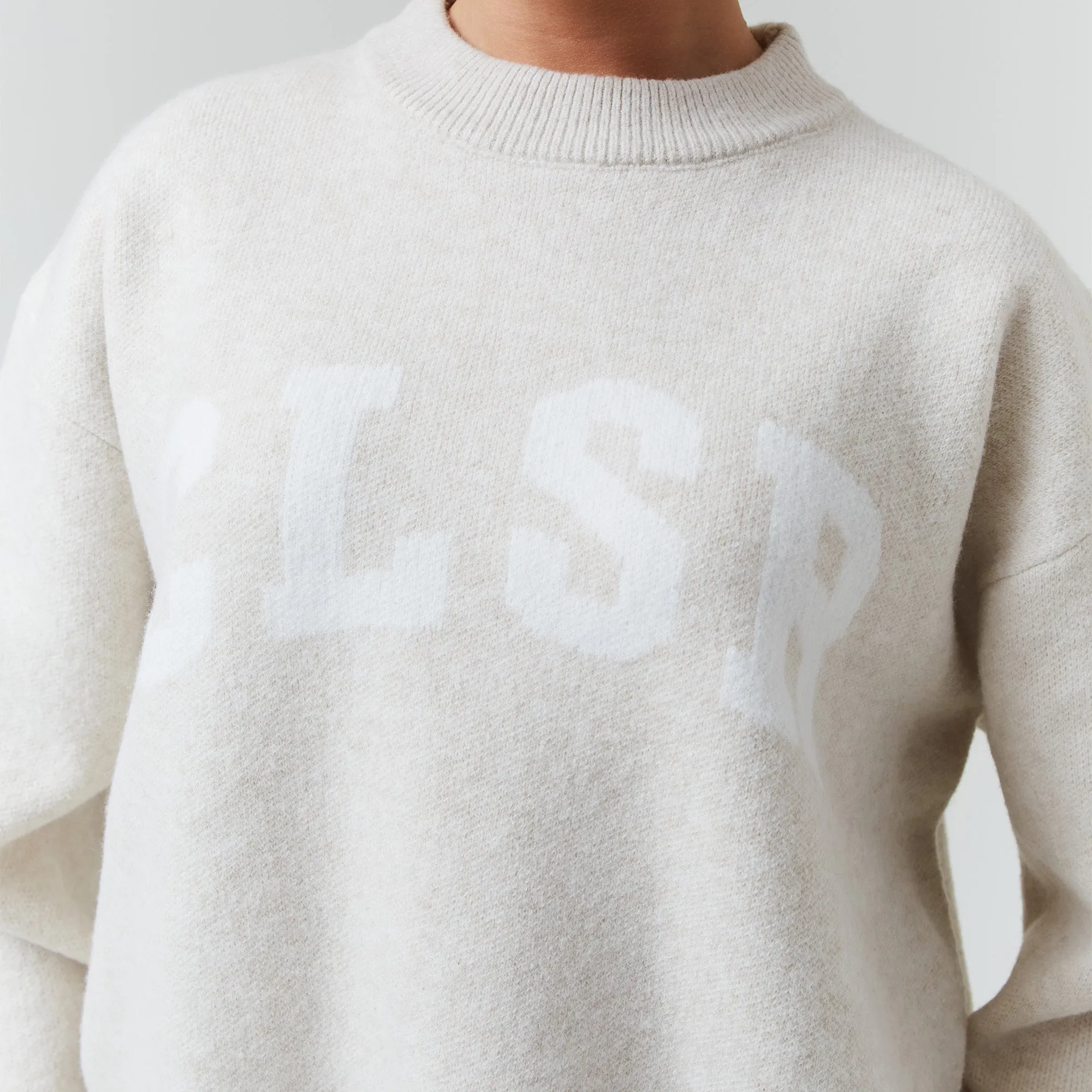 Knit Crewneck | Oatmeal