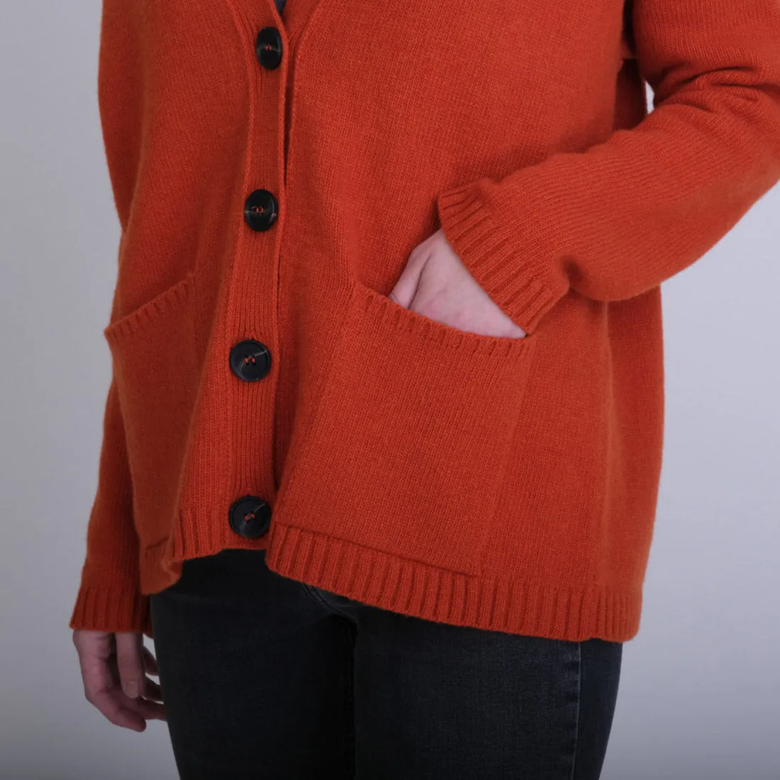 Kora Oversized Wool Cardigan