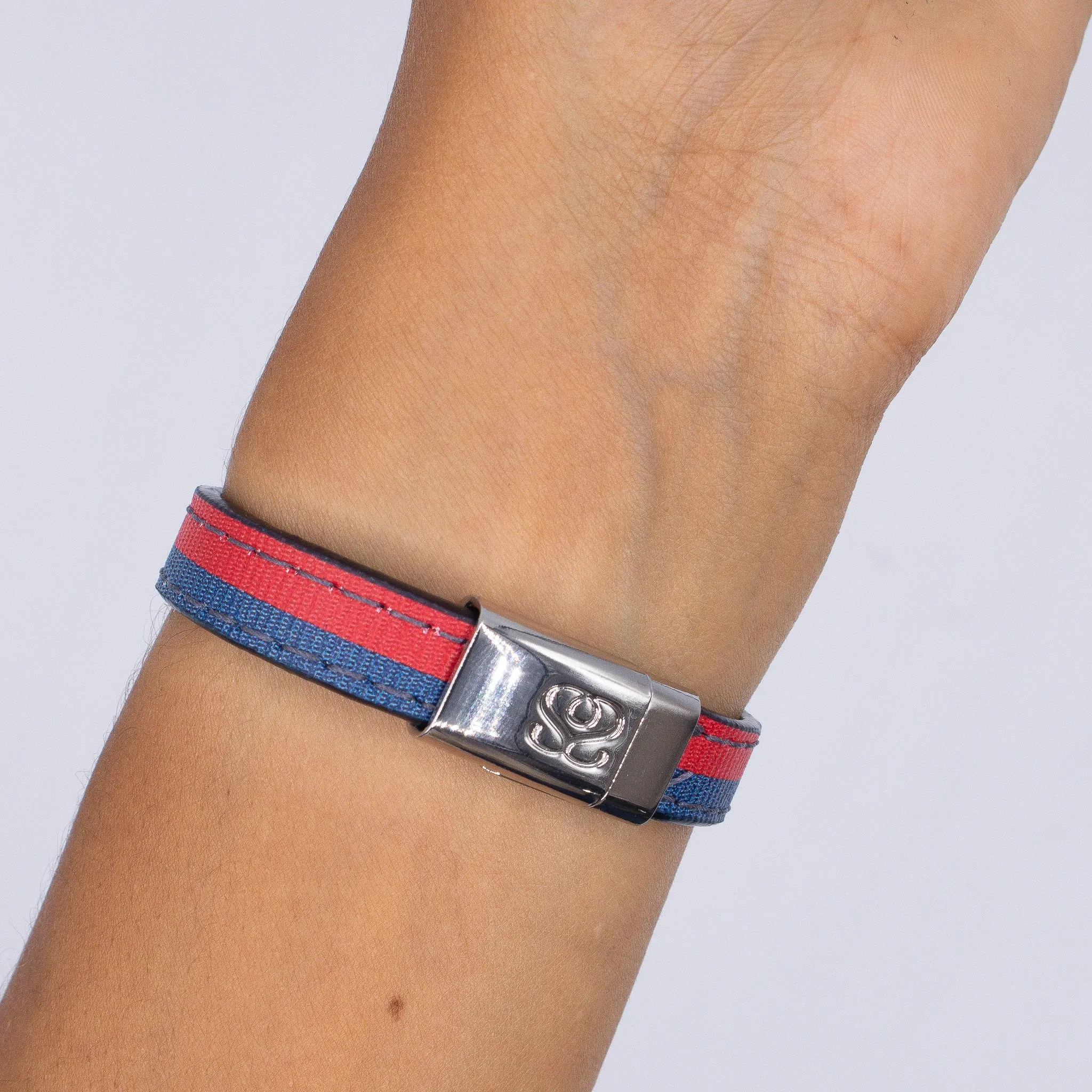 Limited Edition - Luxe Red & Blue Rigatela Gracie Bracelet