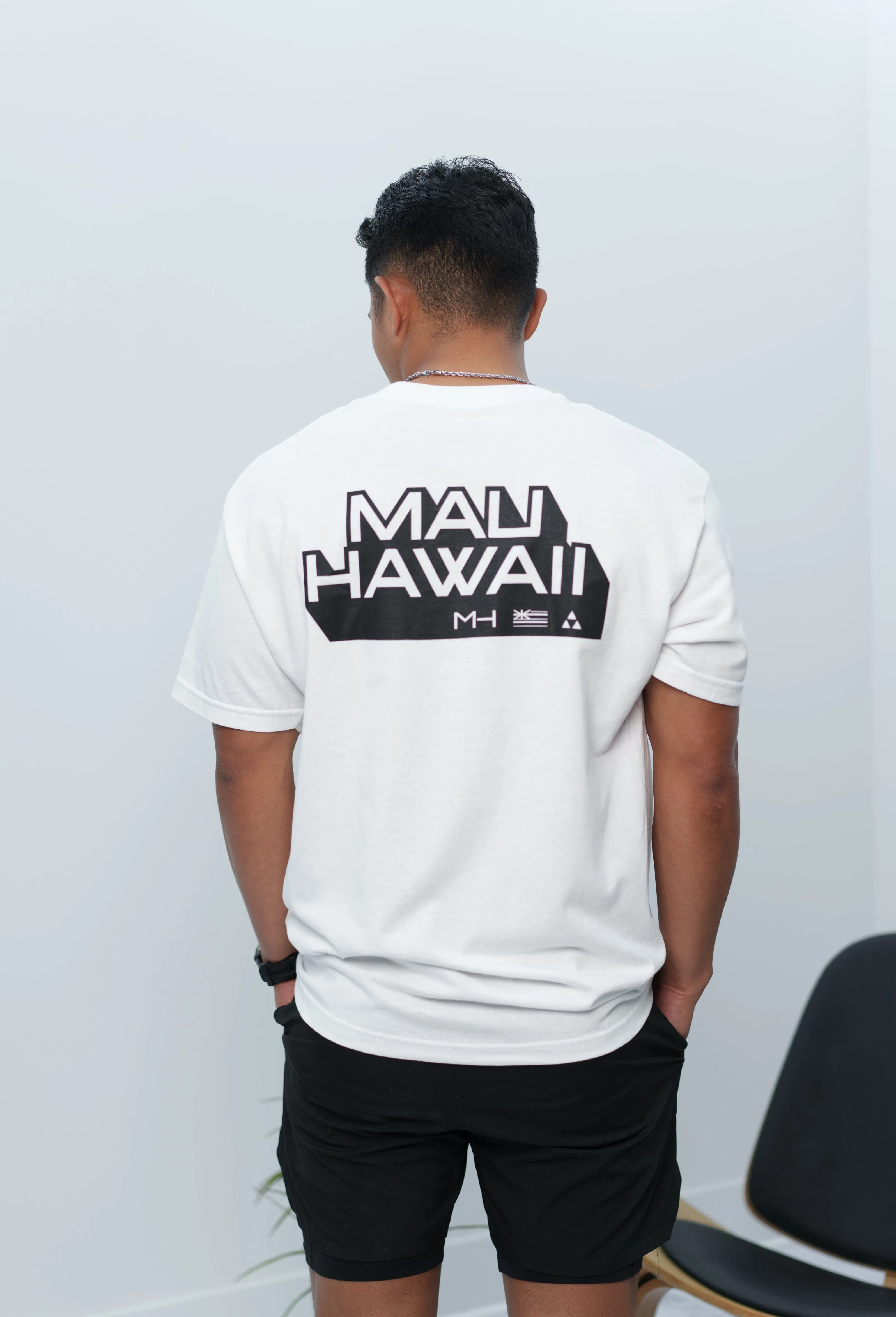 MAU WHITE 3D T-SHIRT