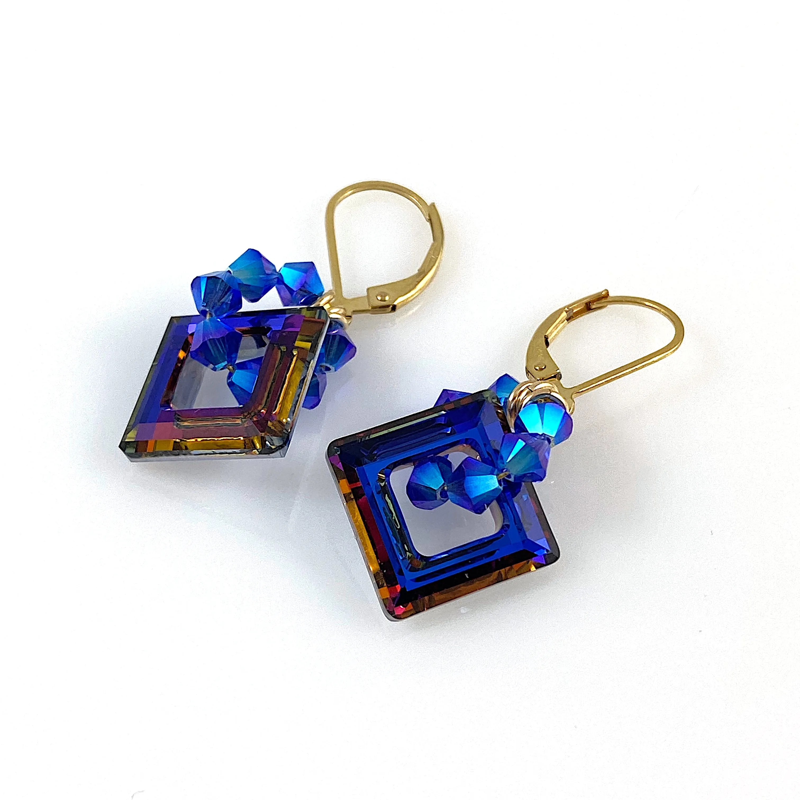 "Peacock"  Earrings