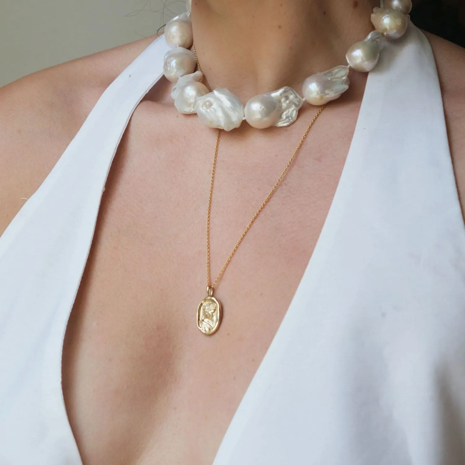 Siren Song Baroque Pearl Collar