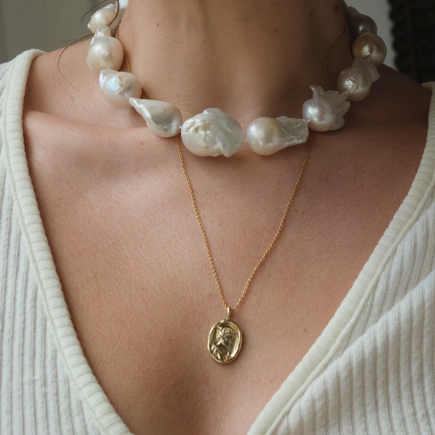 Siren Song Baroque Pearl Collar