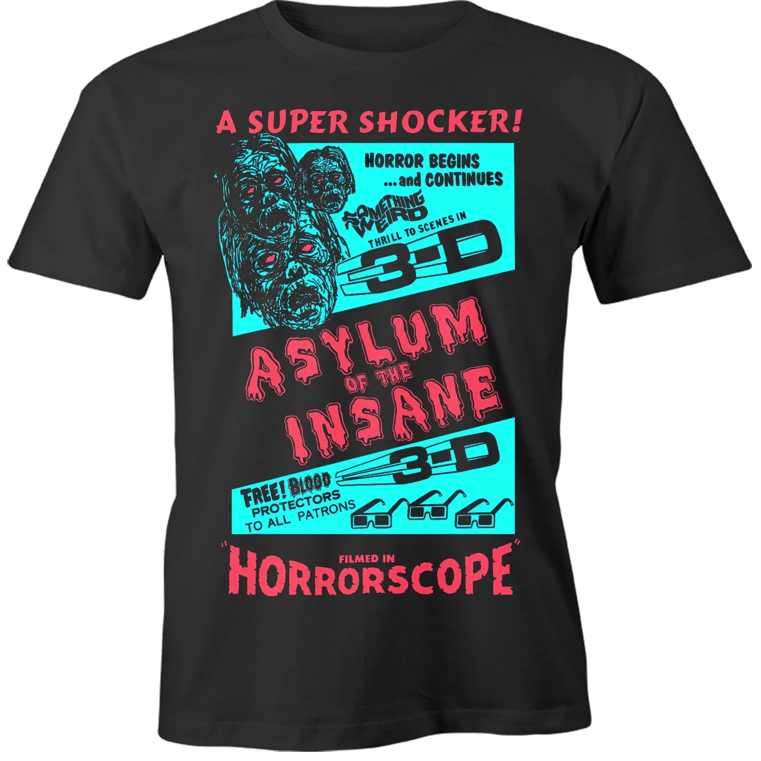 SOMETHING WEIRD ASYLUM of the INSANE T-SHIRT